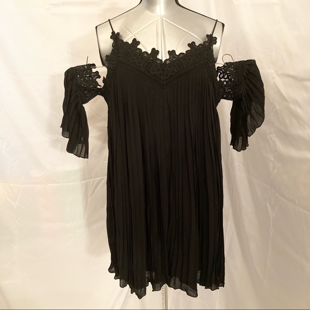 After Market Pleat Shift Midi Dress M